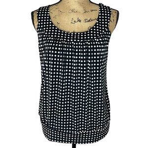 Byer California Sleeveless Polkadot Blouse